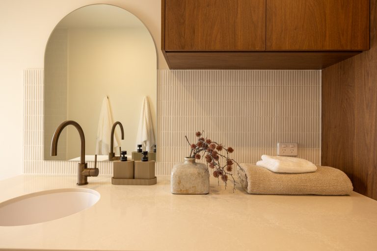 Laundry Meets Guest Bathroom Designing a Space That Works and Looks Beautiful